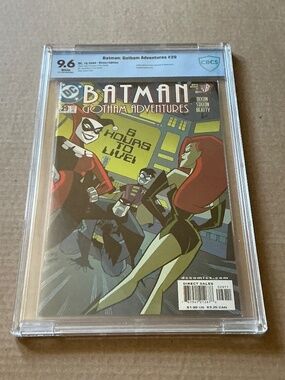 Batman Gotham Adventures 29 CBCS 9.6 Harley Quinn Poison Ivy Animated Cover